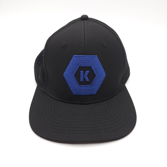 Kobalt Tools Lowe's Snapback Trucker Hat Vented Adjustable Ball Cap Black Adult - Picture 2 of 7